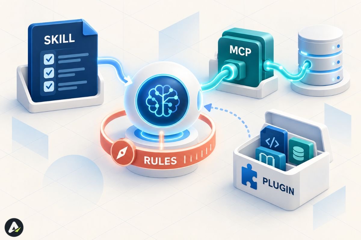 AI core with four distinct modules