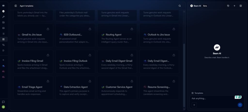  BeamAi agent templates
