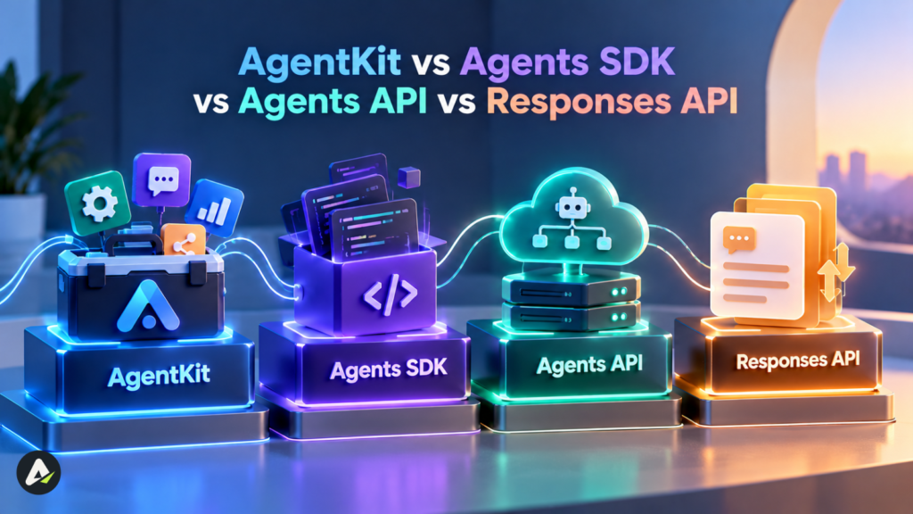 AgentKit vs Agents SDK vs Agents API vs Responses API