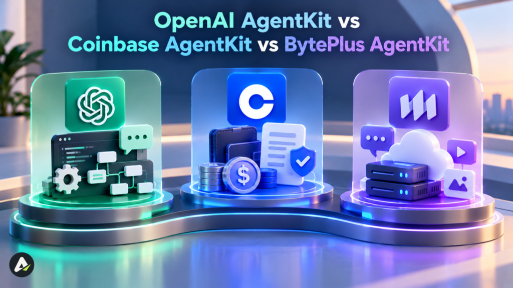 OpenAI AgentKit vs Coinbase AgentKit vs BytePlus AgentKit